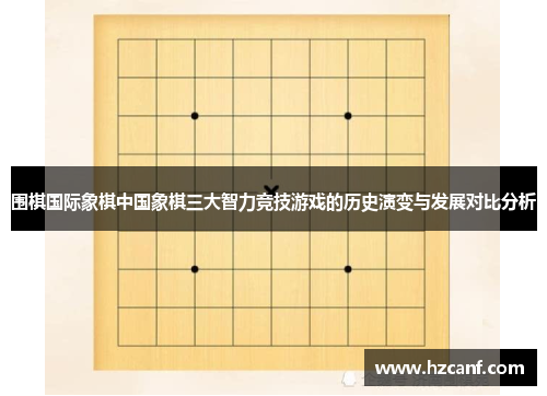 围棋国际象棋中国象棋三大智力竞技游戏的历史演变与发展对比分析 围棋国际象棋中国象棋三大智力竞技游戏的历史演变与发展对比分析